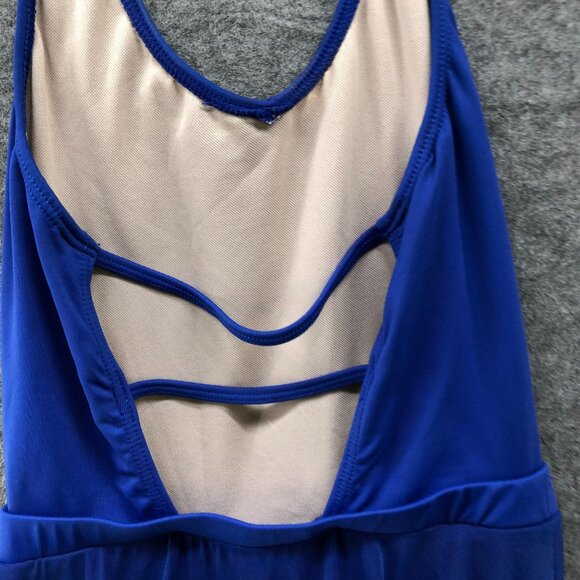 Revolution Dancewear Midnight Blue Dance Costume Leotard Dress Womens PA Adult - Picture 7 of 11